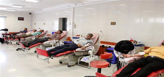اهدای خون توسط کارکنان اداره کل استاندارد سیستان و بلوچستان